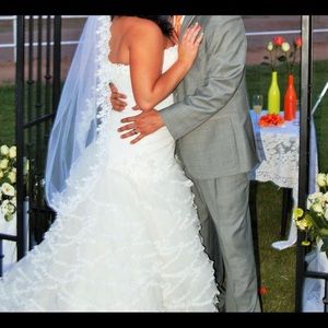 Bridal dress, size 12-14